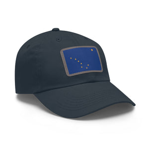 Dad Hat with Leather Patch - Must Read Alaska