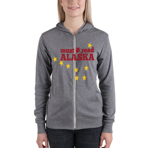 MRAK Unisex zip hoodie - Must Read Alaska